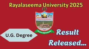 Rayalaseema University Result 2025 Released at ruk.ac.in Direct Link to Download II Semester Result