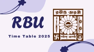 RBU Time Table 2025 Announced @ rbu.ac.in Details Here