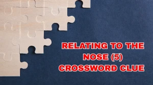 Relating to the nose Crossword Clue Irish Daily Mail Quick 5 letters Answer