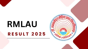 RMLAU Result 2025 Out at rmlauexams.in Direct Link to Download 6th Sem Result RMLAU Result 2025 Out at rmlauexams.in Direct Link to Download 6th Sem Result