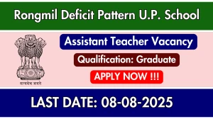 Rongmil Deficit Pattern U.P. School Assistant Teacher Recruitment 2025 - Apply Offline Rongmil Deficit Pattern U.P. School Assistant Teacher Recruitment 2025 - Apply Offline
