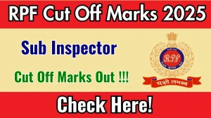 RPF Sub Inspector Cut Off Marks 2025 has released: Check Cut off Marks here rpf.indianrailways.gov.in RPF Sub Inspector Cut Off Marks 2025 has released: Check Cut off Marks here rpf.indianrailways.gov.in