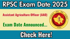 RPSC AAO Exam Date 2025 Announced at rpsc.rajasthan.gov.in Exam details here