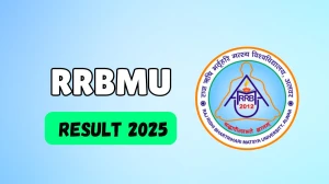 RRBMU Result 2025 Out at univindia.org Direct Link to Download PG Course Result