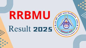 RRBMU Result 2025 Released at univindia.org Direct Link to Download PG Course Result