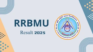 RRBMU Result 2025 Released at univindia.org Direct Link to Download PG Course Result RRBMU Result 2025 Released at univindia.org Direct Link to Download PG Course Result