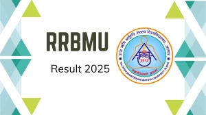 RRBMU Result 2025 Released at univindia.org Direct Link to Download PG Course Result