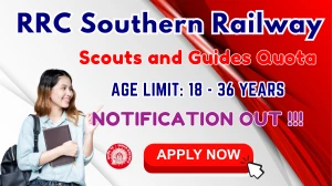 RRC Southern Railway Recruitment 2025 - Apply Online for 14 Scouts and Guides Quota Posts by Sep 29 RRC Southern Railway Recruitment 2025 - Apply Online for 14 Scouts and Guides Quota Posts by Sep 29