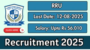 RRU Recruitment 2025 - Apply Offline for TIPA, Research Officer and Other Posts