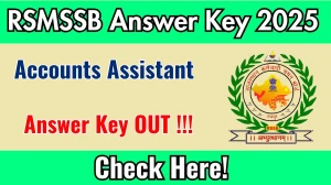 RSMSSB Accounts Assistant Answer Key 2025 OUT – Download PDF at rsmssb.rajasthan.gov.in RSMSSB Accounts Assistant Answer Key 2025 OUT – Download PDF at rsmssb.rajasthan.gov.in