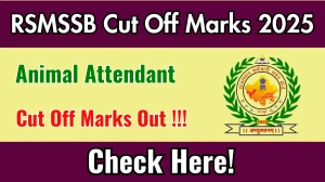 RSMSSB Animal Attendant Cut Off Marks 2025 has released: Check Cut off Marks here rsmssb.rajasthan.gov.in RSMSSB Animal Attendant Cut Off Marks 2025 has released: Check Cut off Marks here rsmssb.rajasthan.gov.in