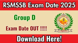 RSMSSB Group D Exam Date 2025 Out for 52453 Posts at rsmssb.rajasthan.gov.in Check Details Here RSMSSB Group D Exam Date 2025 Out for 52453 Posts at rsmssb.rajasthan.gov.in Check Details Here