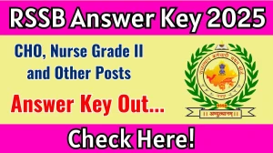 RSSB CHO, Nurse Grade II and Other Posts Answer Key 2025 OUT – Download PDF at rssb.rajasthan.gov.in RSSB CHO, Nurse Grade II and Other Posts Answer Key 2025 OUT – Download PDF at rssb.rajasthan.gov.in