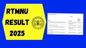 RTMNU Result 2025 Released at rtmnuresults.org Direct Link to Download 2nd Semester Result