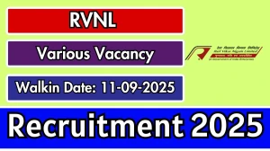 RVNL Planning Manager Recruitment 2025 – Walk in for 2 Posts