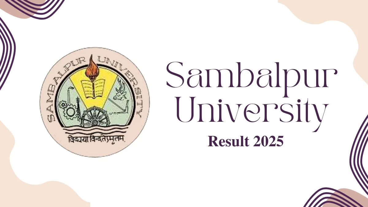 Sambalpur University Result 2025 Out at suniv.ac.in Direct Link to Download 1st Semester Result