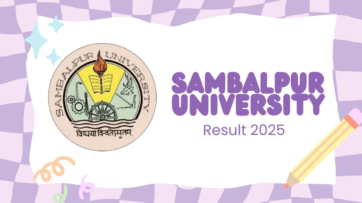 Sambalpur University Result 2025 Released at suniv.ac.in Direct Link to Download 1st Semester Result