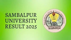Sambalpur University Result 2025 Released at suniv.ac.in Direct Link to Download PG Course Result