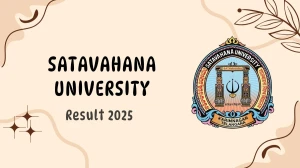 Satavahana University Result 2025 Out at satavahana.ac.in Direct Link to Download 2nd, 4th, 6th Semester Result