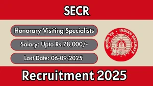 SECR Honorary Visiting Specialists Recruitment 2025 - Apply Offline