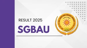 SGBAU Result 2025 Released at sgbau.ucanapply.com Direct Link to Download 4th Sem Result