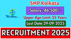 SMP Kolkata Radio Officer Recruitment 2025 - Apply Offline for 1 Posts