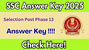 SSC Selection Post Phase 13 Answer Key 2025 Will Be Released – Download Soon at ssc.gov.in SSC Selection Post Phase 13 Answer Key 2025 Will Be Released – Download Soon at ssc.gov.in