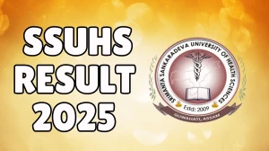 SSUHS Result 2025 Released at ssuhs.in Direct Link to Download 3rd Semester Result
