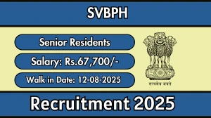 SVBPH Senior Resident Recruitment 2025 – Walk in