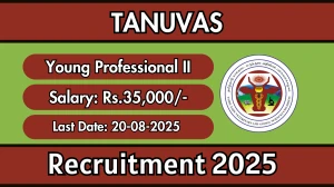 TANUVAS Young Professional II Recruitment 2025 - Apply Offline