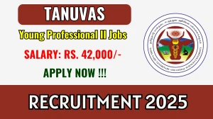 TANUVAS Young Professional II Recruitment 2025 – Walk in