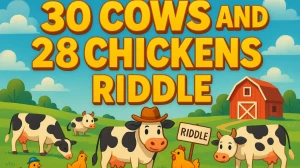 The 30 Cows and 28 Chickens Riddle Answer Explained