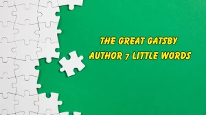 The Great Gatsby author 7 Little Words 10 letters Answer