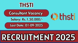 THSTI Consultant Recruitment 2025 - Apply Online