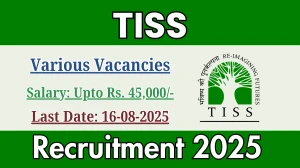 TISS Recruitment 2025 - Apply Online for 04 Office Assistant, Library Assistant and More Posts
