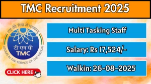 TMC Multi Tasking Staff Recruitment 2025 – Walk in for 16 Posts