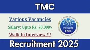 TMC Recruitment 2025 – Walk in for 05 Technician, Photographer and More Posts