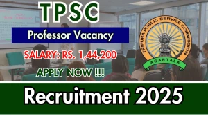 TPSC Professor Recruitment 2025 - Apply Online for 18 Posts