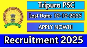 Tripura PSC Medical Officer Recruitment 2025 - Apply Online for 6 Posts by Oct 10