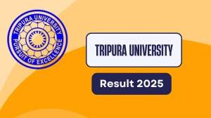 Tripura University Result 2025 Out at tripurauniv.ac.in Direct Link to Download 8th Sem Result