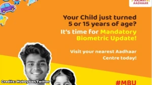 UIDAI Urges Schools to Update Aadhaar Biometrics for Children Aged 5–15