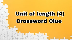 Unit of length Crossword Clue Irish Daily Mail Quick 4 letters Answer