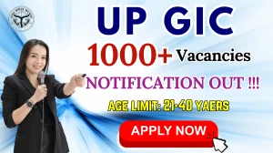 UP GIC Lecturer Recruitment 2025 - Apply Online for 1516 Posts