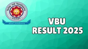 VBU Result 2025 Out at vbu.ac.in Direct Link to Download 5th Sem Result VBU Result 2025 Out at vbu.ac.in Direct Link to Download 5th Sem Result