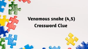 Venomous snake Crossword Clue Irish Daily Mail Quick (4,5) letters Answer