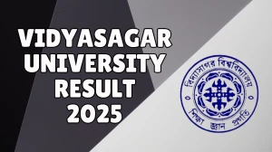 Vidyasagar University Result 2025 Out at vidyasagar.ac.in Direct Link to Download 6th Sem Result Vidyasagar University Result 2025 Out at vidyasagar.ac.in Direct Link to Download 6th Sem Result