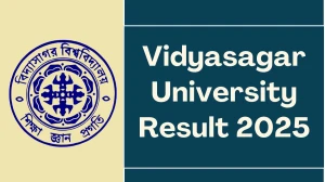 Vidyasagar University Result 2025 Released at vidyasagar.ac.in Direct Link to Download 6th Semester Result