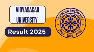 Vidyasagar University Result 2025 Released at vidyasagar.ac.in Direct Link to Download 6th Semester Result