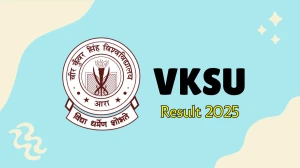VKSU Result 2025 Released at vksuexams.com Direct Link to Download 2nd, 4th Sem Result