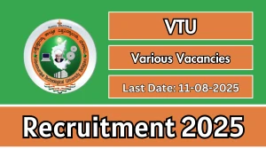 VTU Recruitment 2025 - Apply Offline for 71 Temporary Lab Instructor, Temporary Programmer and More Posts